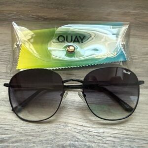 Quay “Jezabell” Gradient Black Sunglasses